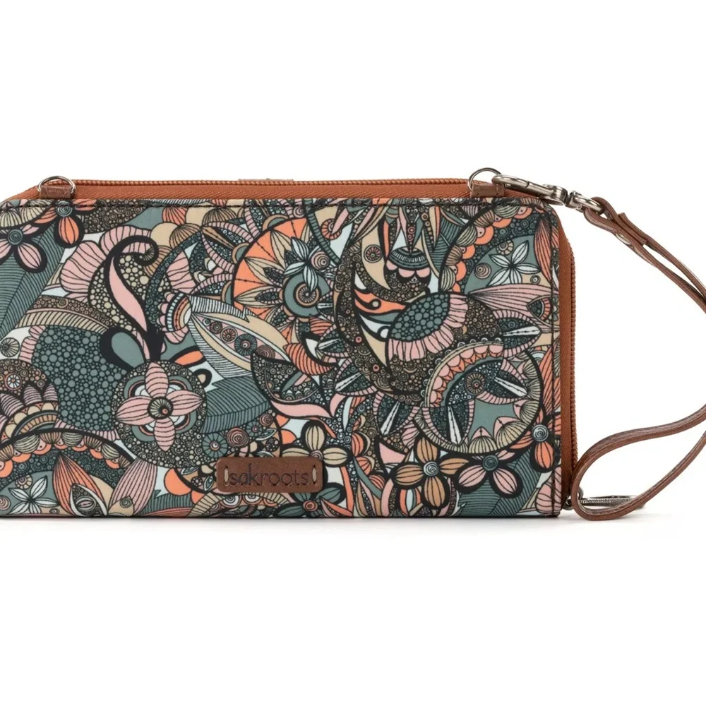Sakroots Artist Circle Smartphone Crossbody Bag Preowned - Picture 6 of 6